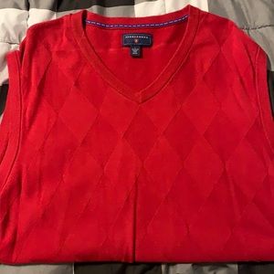 Red men’s vest